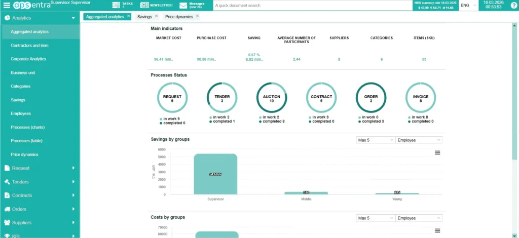APSentra web interface
