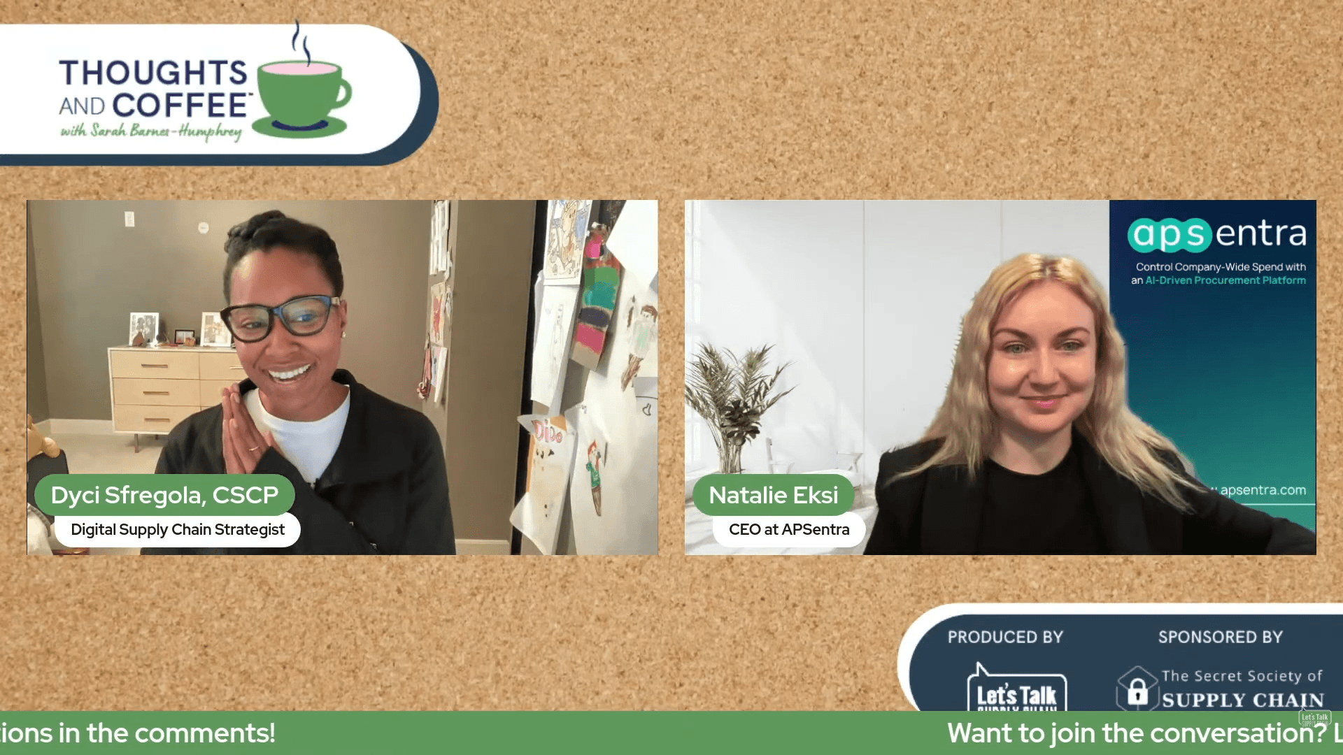 APSentra on Thoughts & Coffee with Let’s Talk Supply Chain