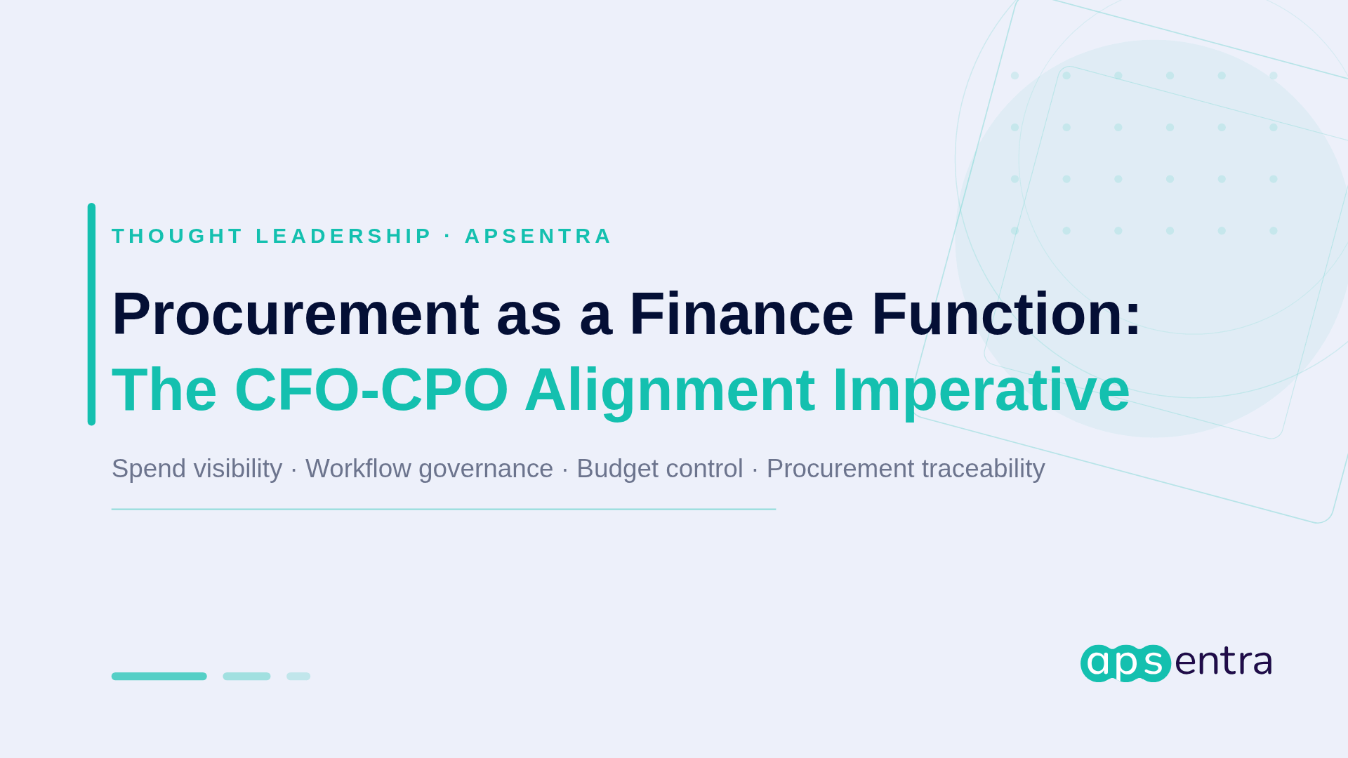 Procurement as a Finance Function: The CFO-CPO Alignment Imperative