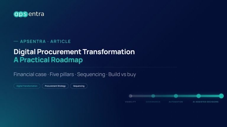 Digital Procurement Transformation: A Practical Roadmap